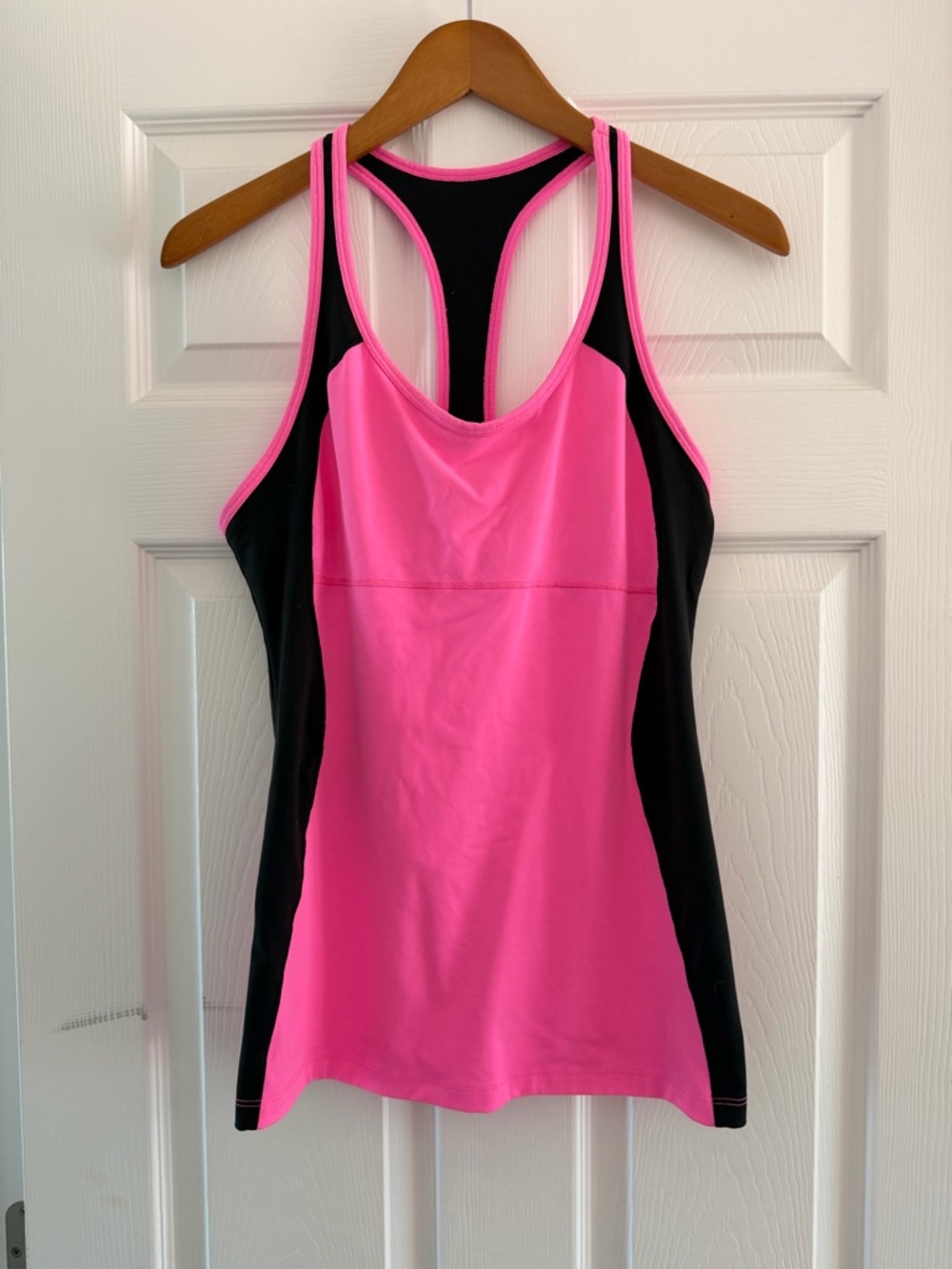 Victoria's Secret Hot Pink and Black Sports Bra